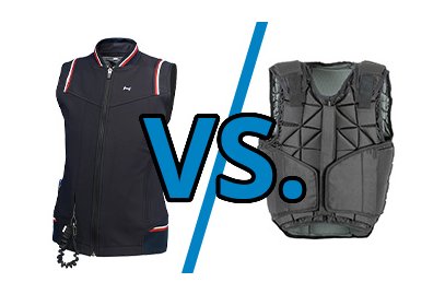 Klassische Sicherheitsweste vs. Airbag-Weste beim Reiten - Klassische Sicherheitsweste vs. Airbag-Weste beim Reiten