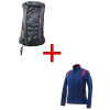 Sonderset ZIP´IN 1.0 inkl. Softshell Jacke blau/rot Child L