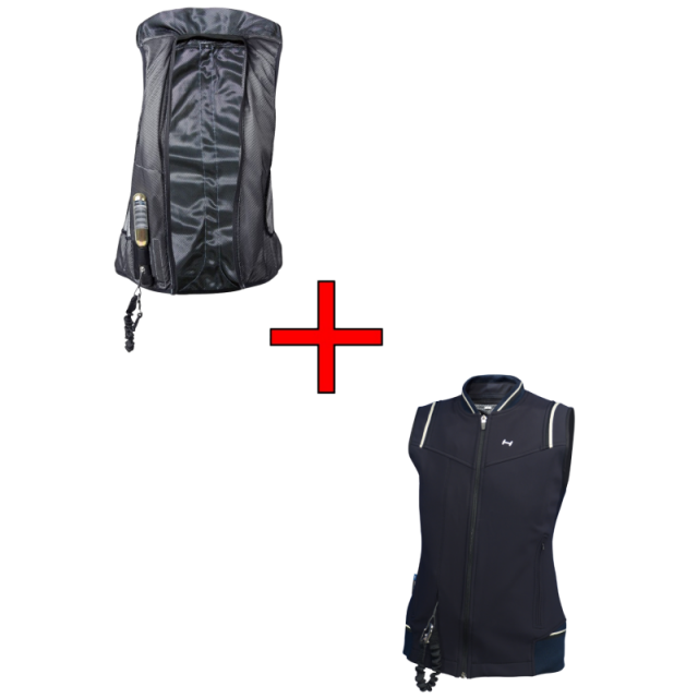 Sonderset ZIP´IN 1.0 Gr.XS inkl. Prestige blau/schwarz