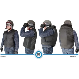 Custom Leder Weste Gr. XL