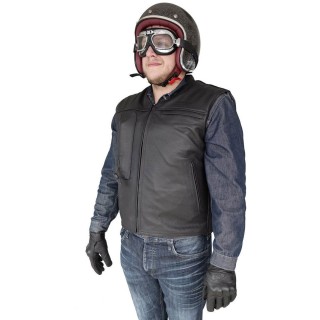 Custom Leder Weste Gr. XL