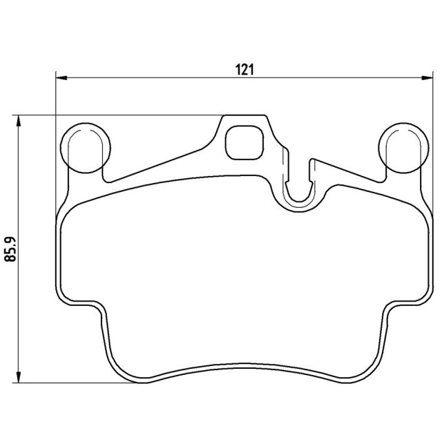 Tarox Bremsbeläge 114 Corsa passend für Porsche Boxster (987) 2.9, Cayman (987) 3.4 Sport