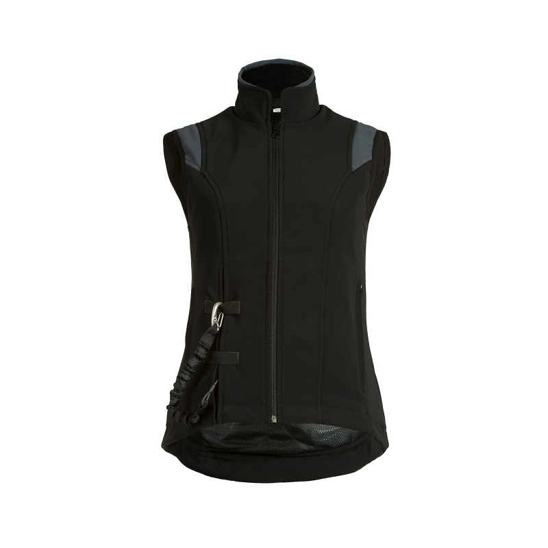 Airshell-Weste schwarz/grau XL