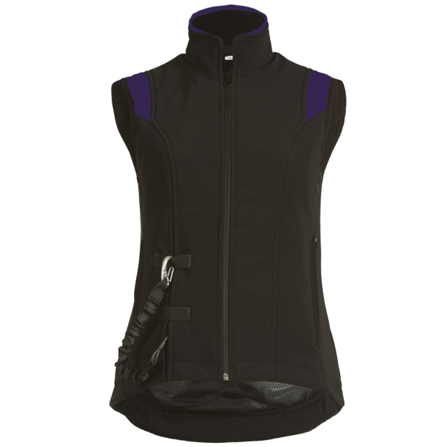 Airshell-Weste schwarz/blau S