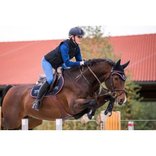 Airshell-Weste schwarz/blau S