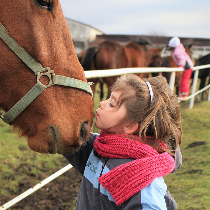 Kind mit Pferd