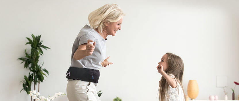 Unauffällig und geschützt mit dem Hip'Safe Hüft-Airbag.